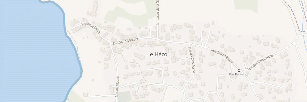 Plan du 31 Rue Saint Vincent au Hézo