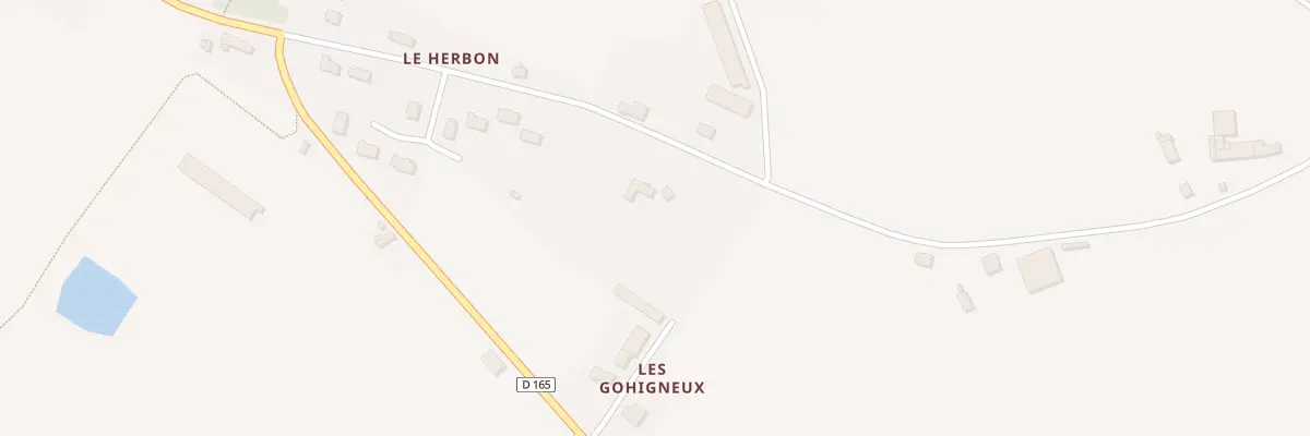 Plan du 34 Le Herbon à Radenac