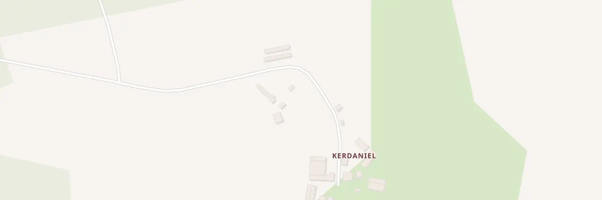 Plan du 4 Kerdaniel à Bignan
