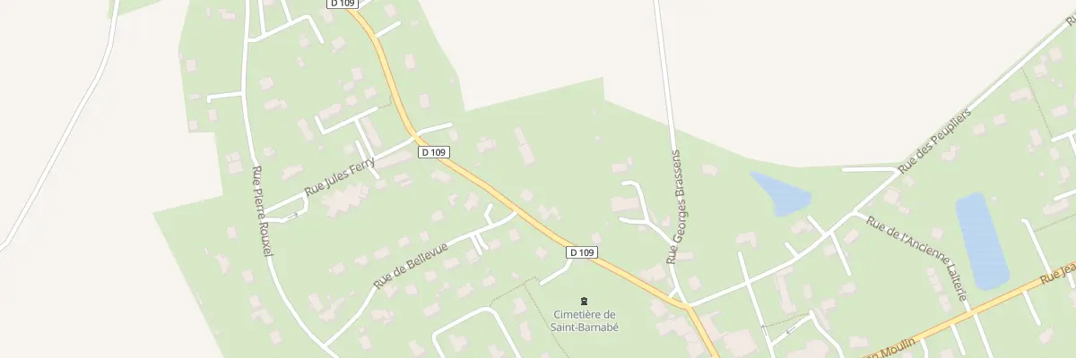 Plan du 14 Rue du Général de Gaulle à Saint-Barnabé