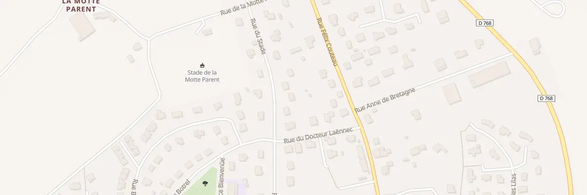 Plan du 10 Rue du Stade à Plouguenast-Langast