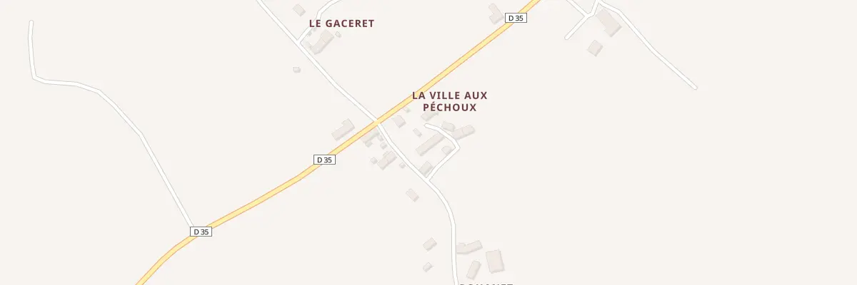 Plan du 39 La Ville aux Péchoux à Plémy