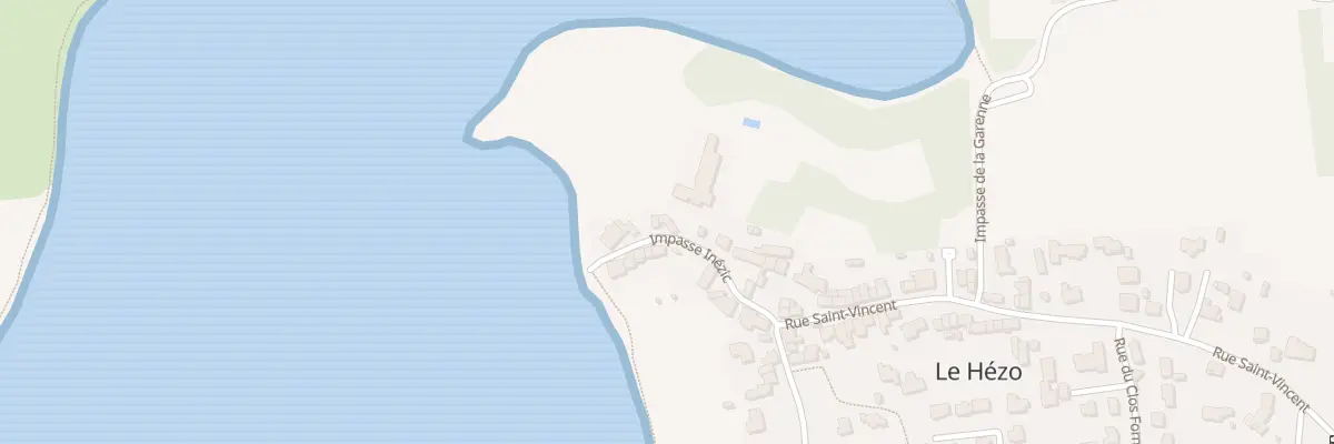 Plan du 18B Imp Inézic au Hézo