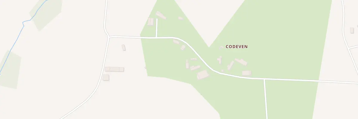 Plan du 6 Codeven à Radenac