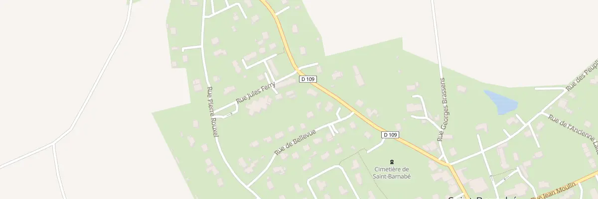 Plan du 9 Rue du Général de Gaulle à Saint-Barnabé