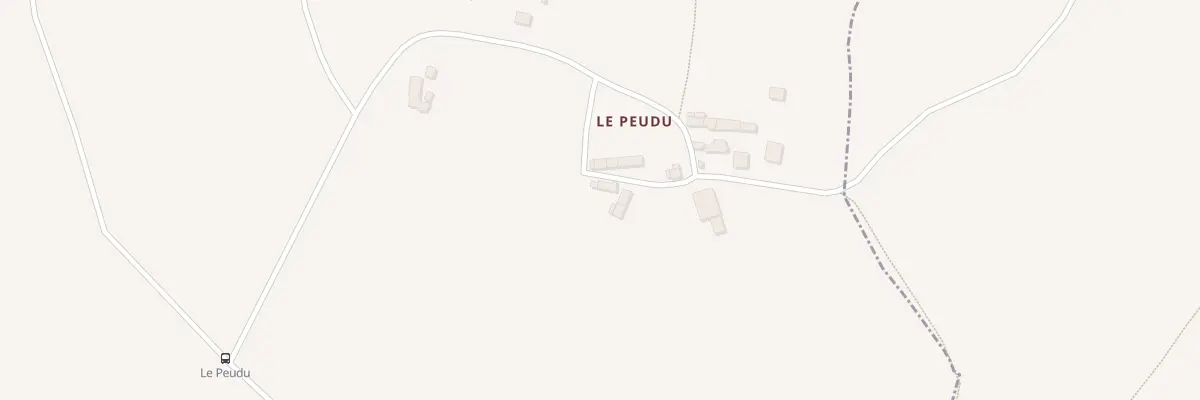 Plan du 5659 Le Peudu à Plédran
