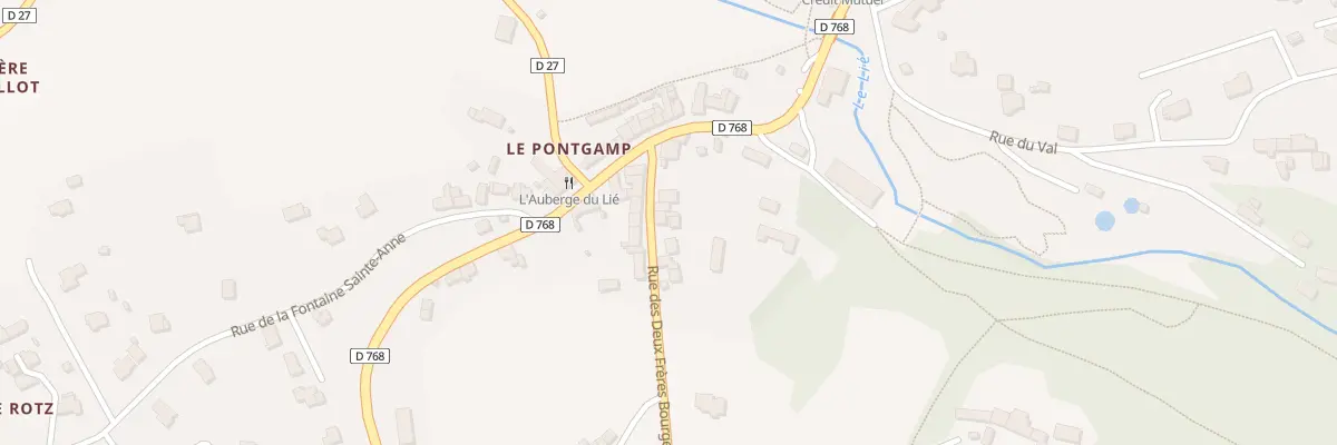 Plan du 3 Rue des Deux Freres Bourges à Plouguenast-Langast