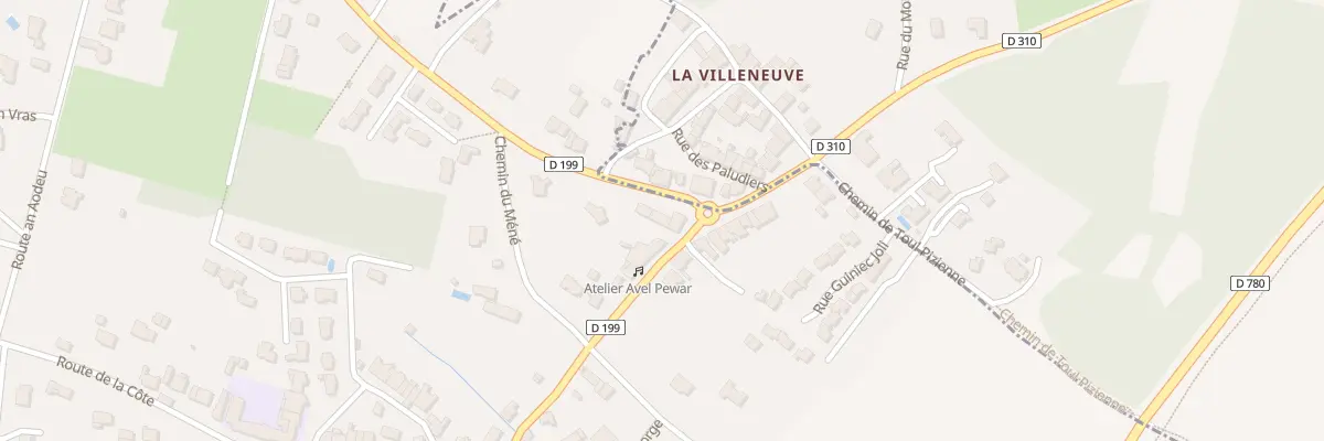 Plan du 3B Rte du Passage à Saint-Armel