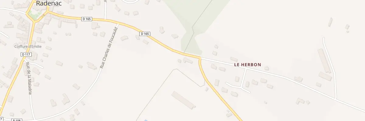 Plan du 2 Le Herbon à Radenac