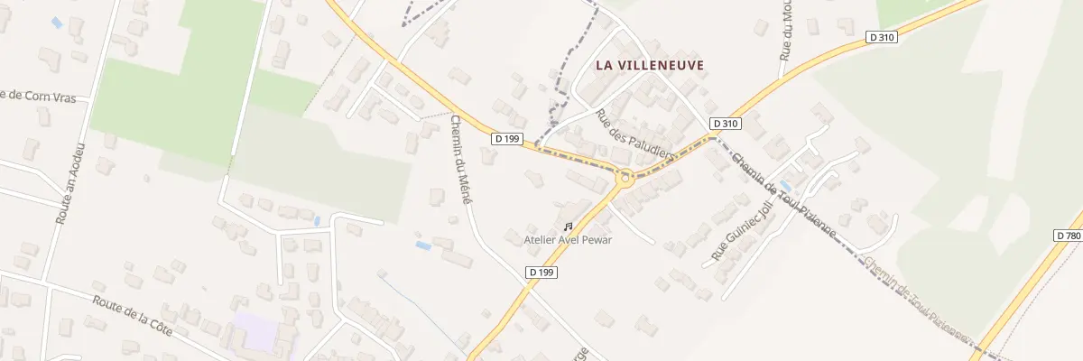 Plan du 11 Rte du Passage à Saint-Armel