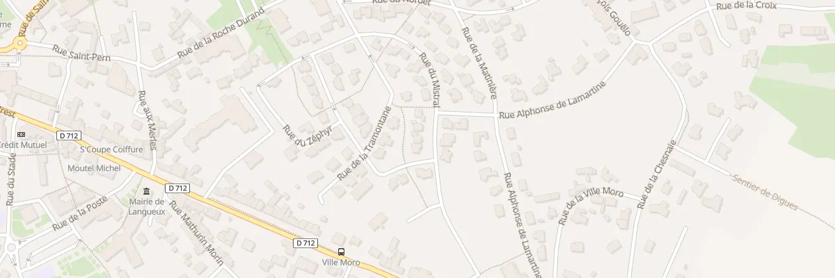 Plan du 3 Rue du Mistral à Langueux
