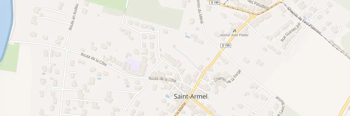 Plan du 5380 Le Bourg à Saint-Armel