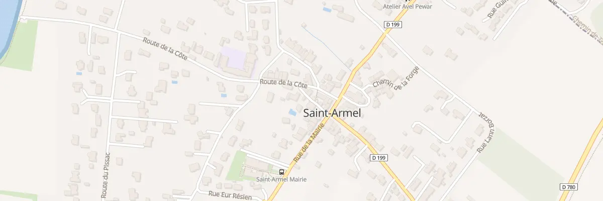 Plan du 9B Rte de la Cote à Saint-Armel
