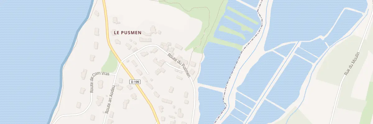 Plan du 6 Rte du Pusmen à Saint-Armel