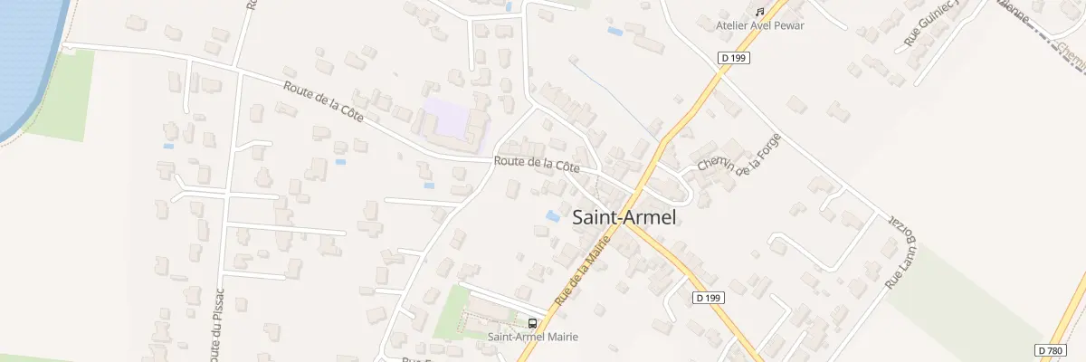 Plan du 13 Rte de la Cote à Saint-Armel
