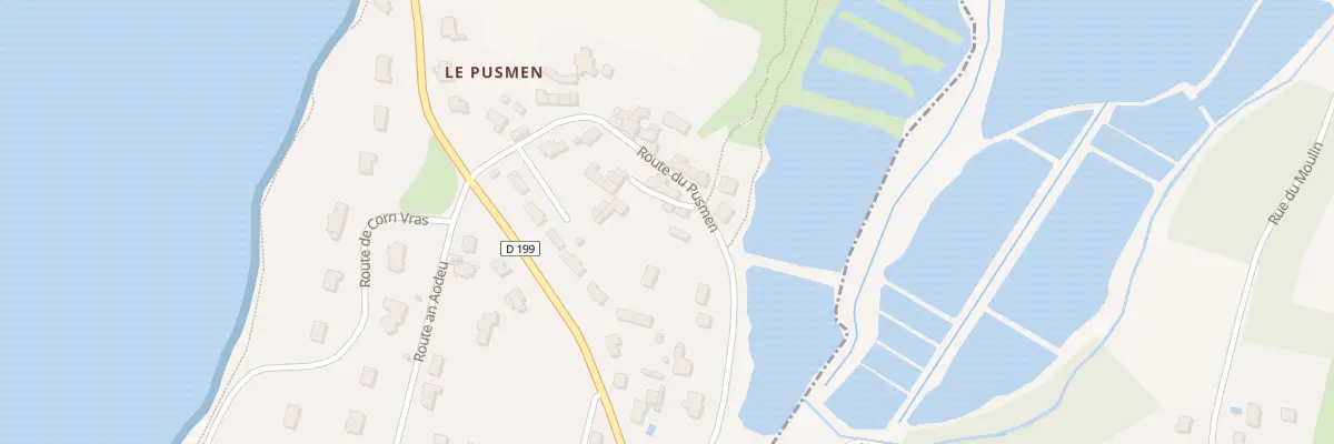 Plan du 1 Imp des Saulniers à Saint-Armel