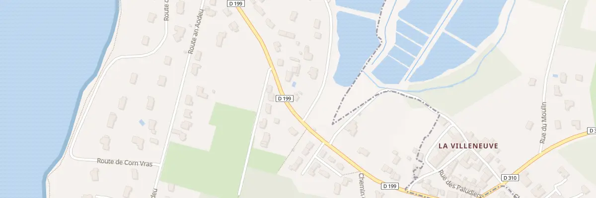 Plan du 1 Rte du Pusmen à Saint-Armel