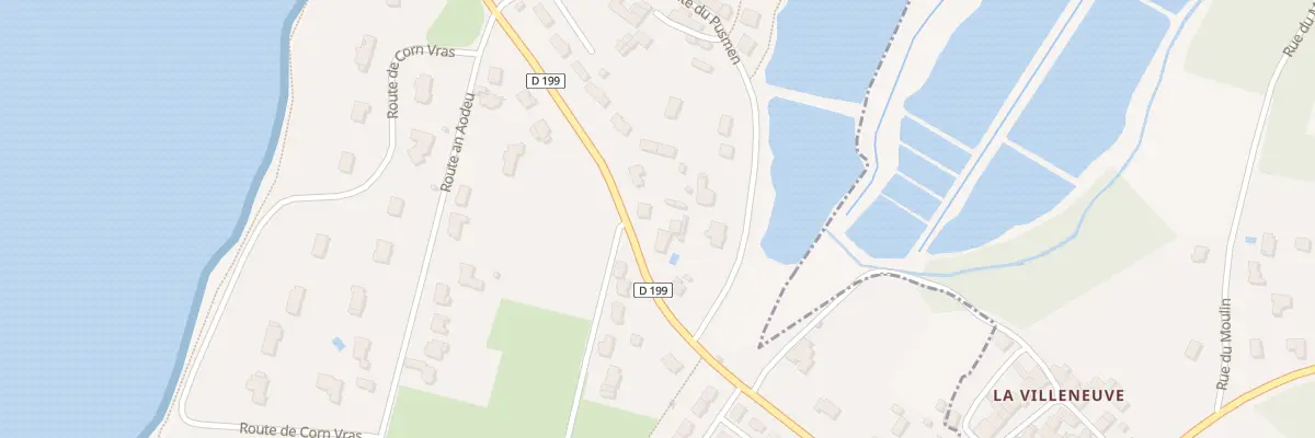 Plan du 28 Rte du Passage à Saint-Armel