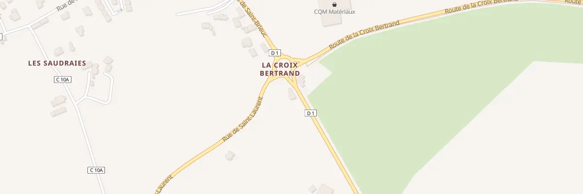 Plan du 1 Av de Saint-Brieuc à Yffiniac