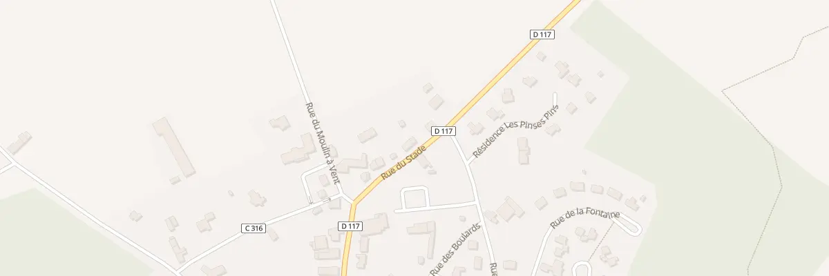 Plan du 21 Rue du Stade à Radenac