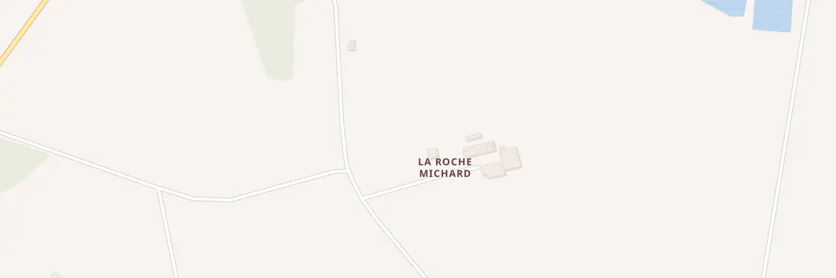 Plan du 3 La Roche Michard à Rohan
