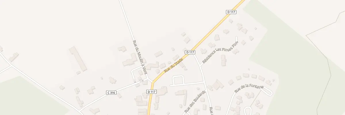 Plan du 19 Rue du Stade à Radenac