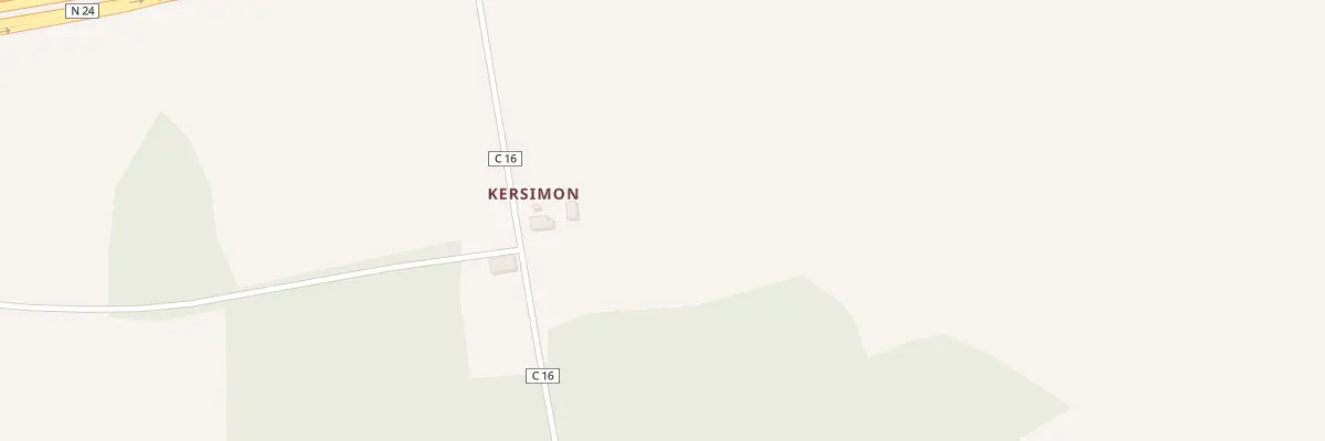 Plan du 5253 Kersimon à Saint-Allouestre