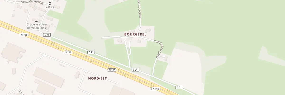 Plan du 31 Rue de Bourgerel à Vannes