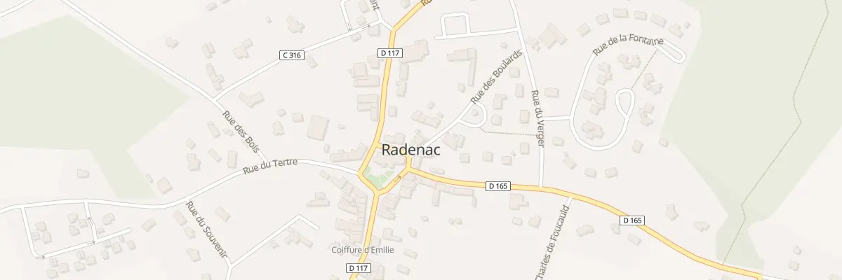 Plan du 1 Rue des Boulards à Radenac