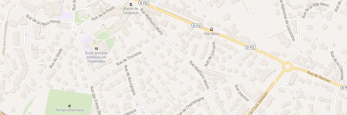 Plan du 13 Rue Mathurin Morin à Langueux