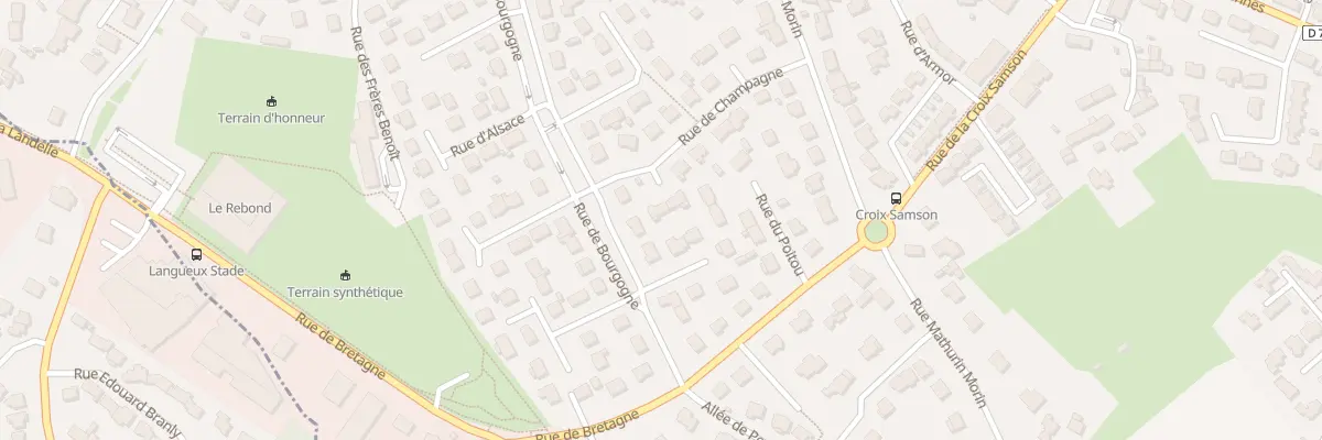 Plan du 13 Rue de Champagne à Langueux