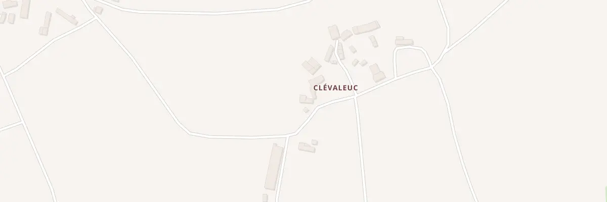 Plan du 7 Clévaleuc à Pleugriffet