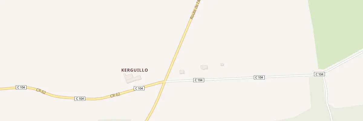 Plan du 5447 Kerguillo à Plaudren