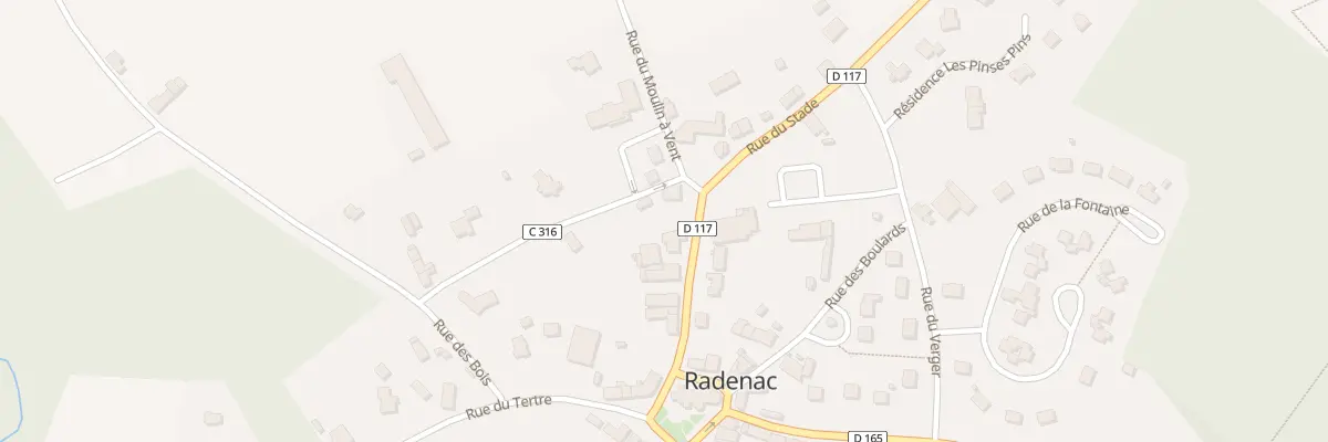 Plan du 11 Rue du Stade à Radenac
