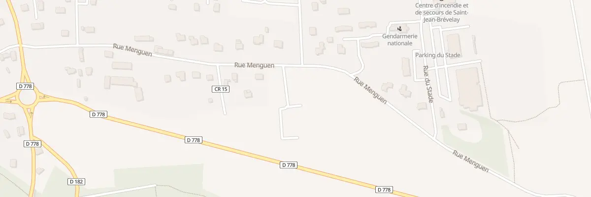 Plan du Maniguen à Saint-Jean-Brévelay