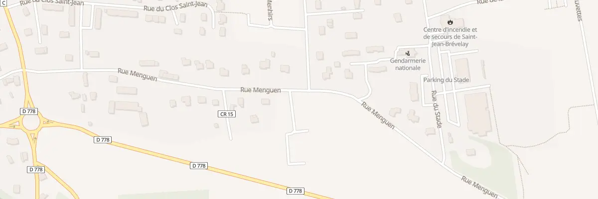 Plan du 1 Rue du Blé Noir à Saint-Jean-Brévelay