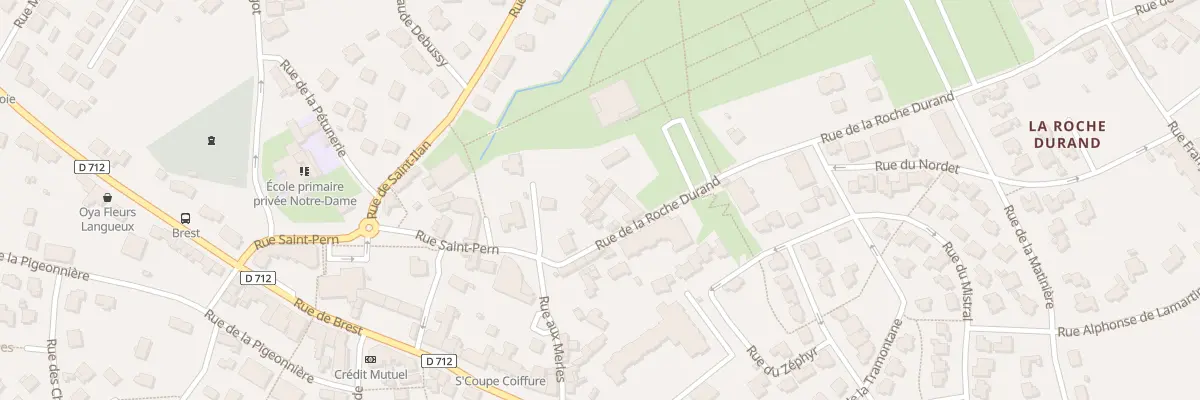 Plan du 8 Rue de la Roche Durand à Langueux