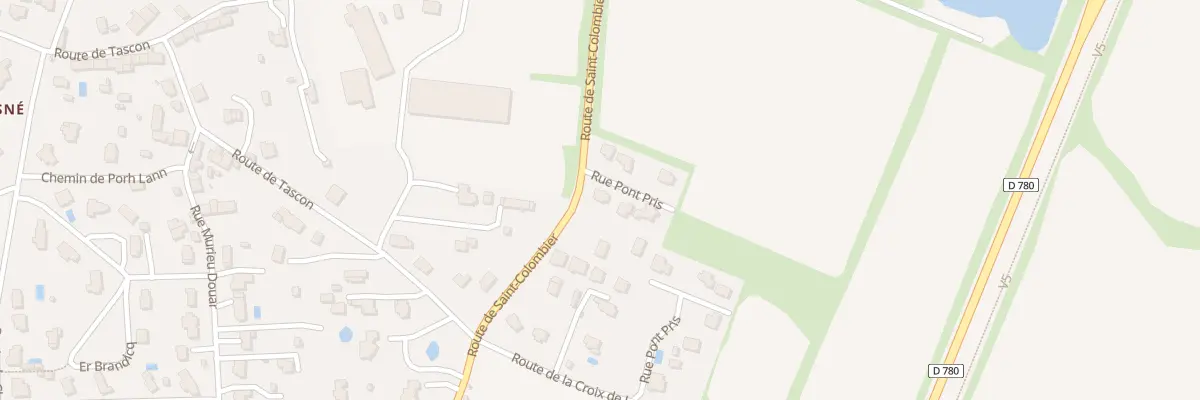 Plan du 2 Pont Pris à Saint-Armel
