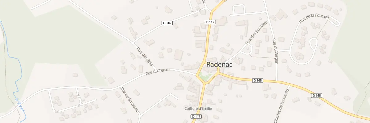 Plan du 1 Rue du Tertre à Radenac