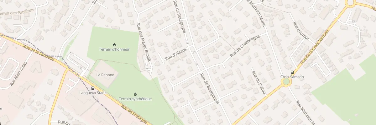 Plan du 10 Rue de Bourgogne à Langueux