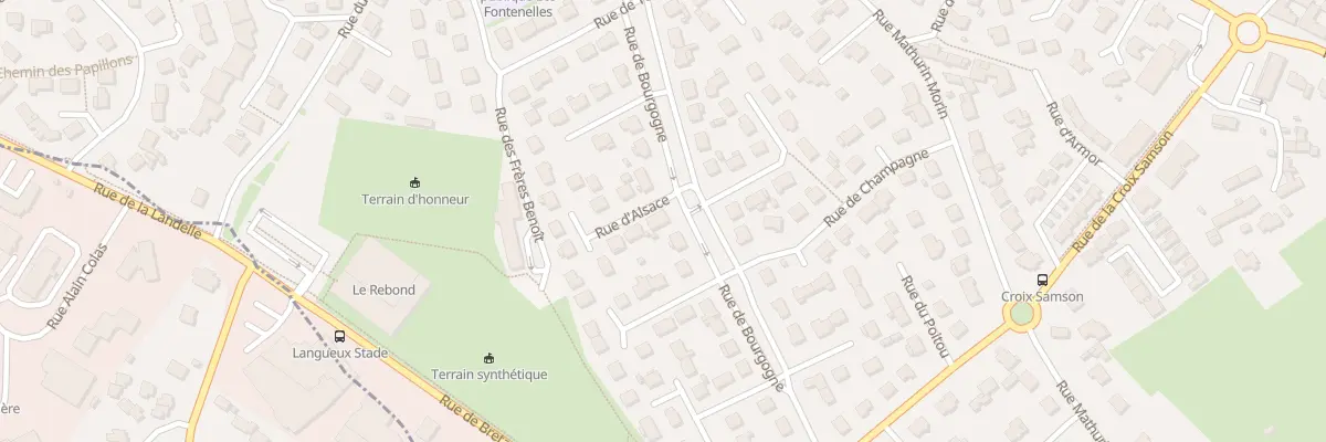 Plan du 1 Rue d’Alsace à Langueux
