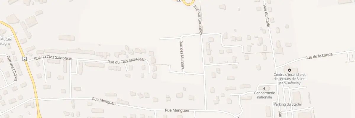 Plan du 6 Rue des Menhirs à Saint-Jean-Brévelay