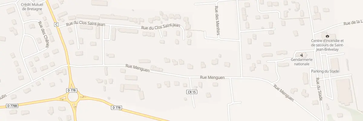 Plan du 19 Rue du Menguen à Saint-Jean-Brévelay
