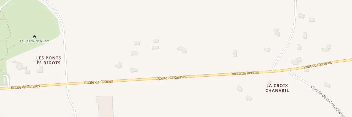 Plan du 21 Les Ponts Es Bigots à Loudéac