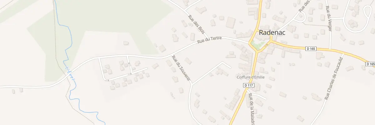 Plan du 5468 Rue du Souvenir à Radenac