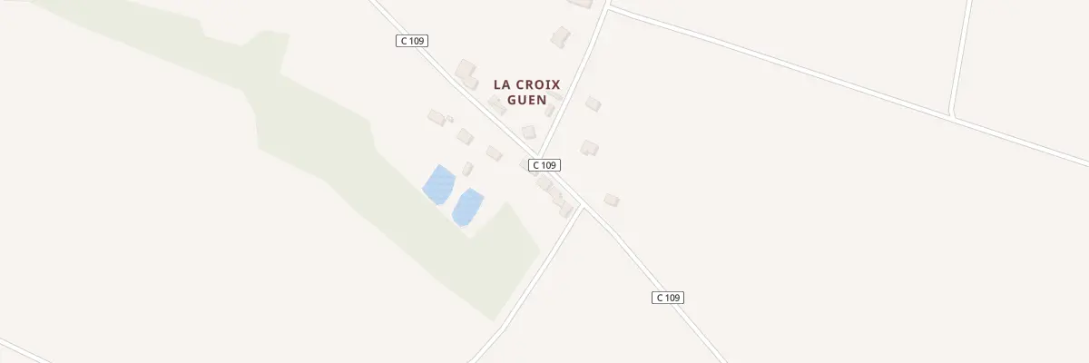 Plan du 13 La Croix Guen à Pleugriffet