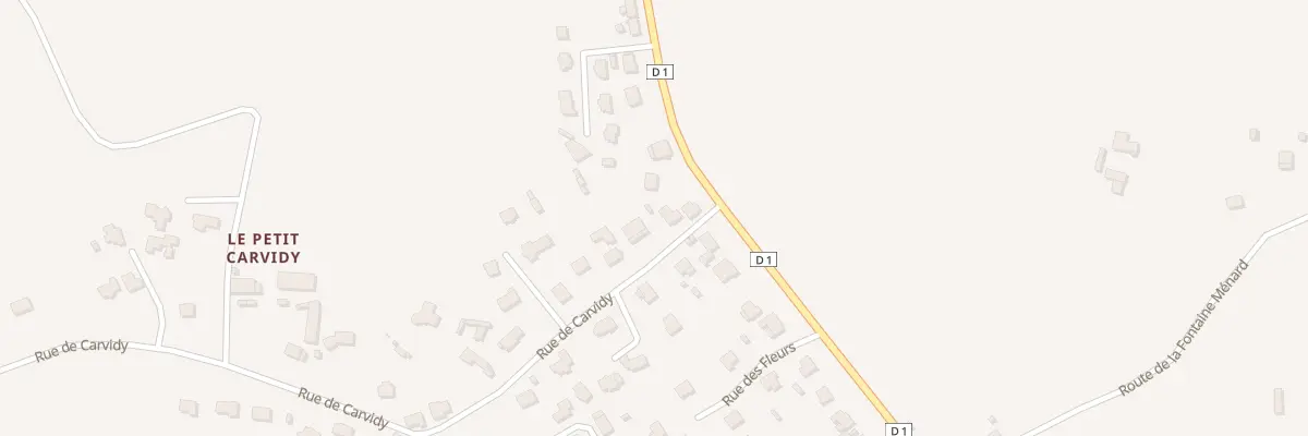 Plan du 2B Rue de Carvidy à Yffiniac