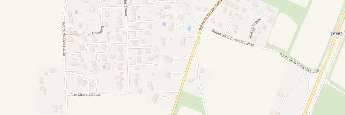 Plan du 82 Rte de Saint Colombier à Saint-Armel
