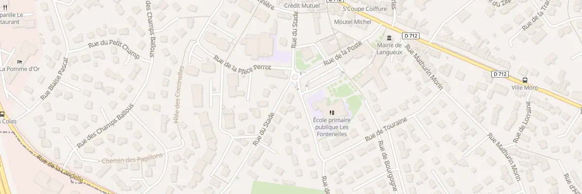 Plan du 18 Rue du Stade à Langueux