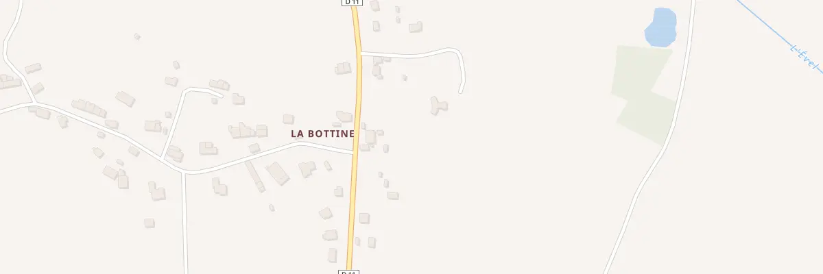 Plan du 23 La Bottine à Radenac